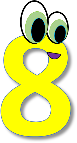 8 Number Png Picture - Number 8 Clipart (620x773), Png Download