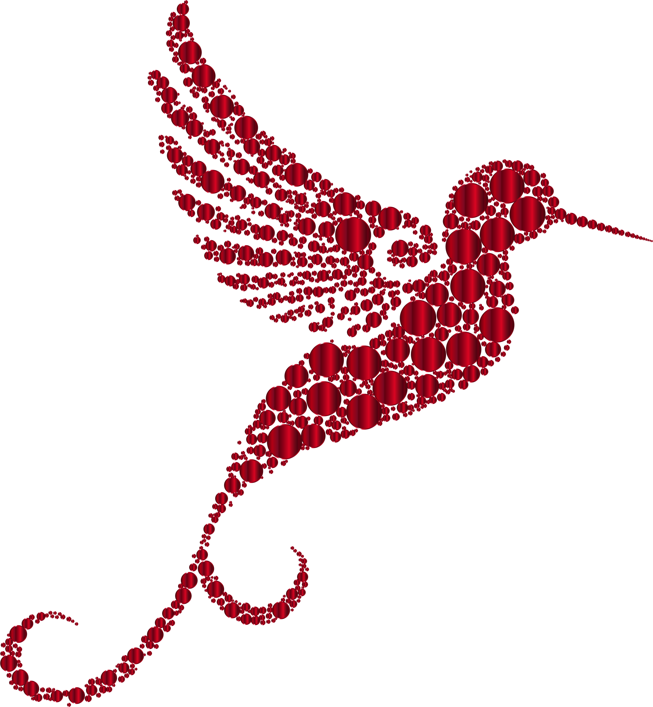 This Free Icons Png Design Of Prismatic Hummingbird (2130x2304), Png Download