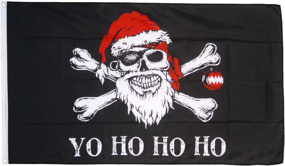 Larger Image - Christmas Pirate (1000x665), Png Download