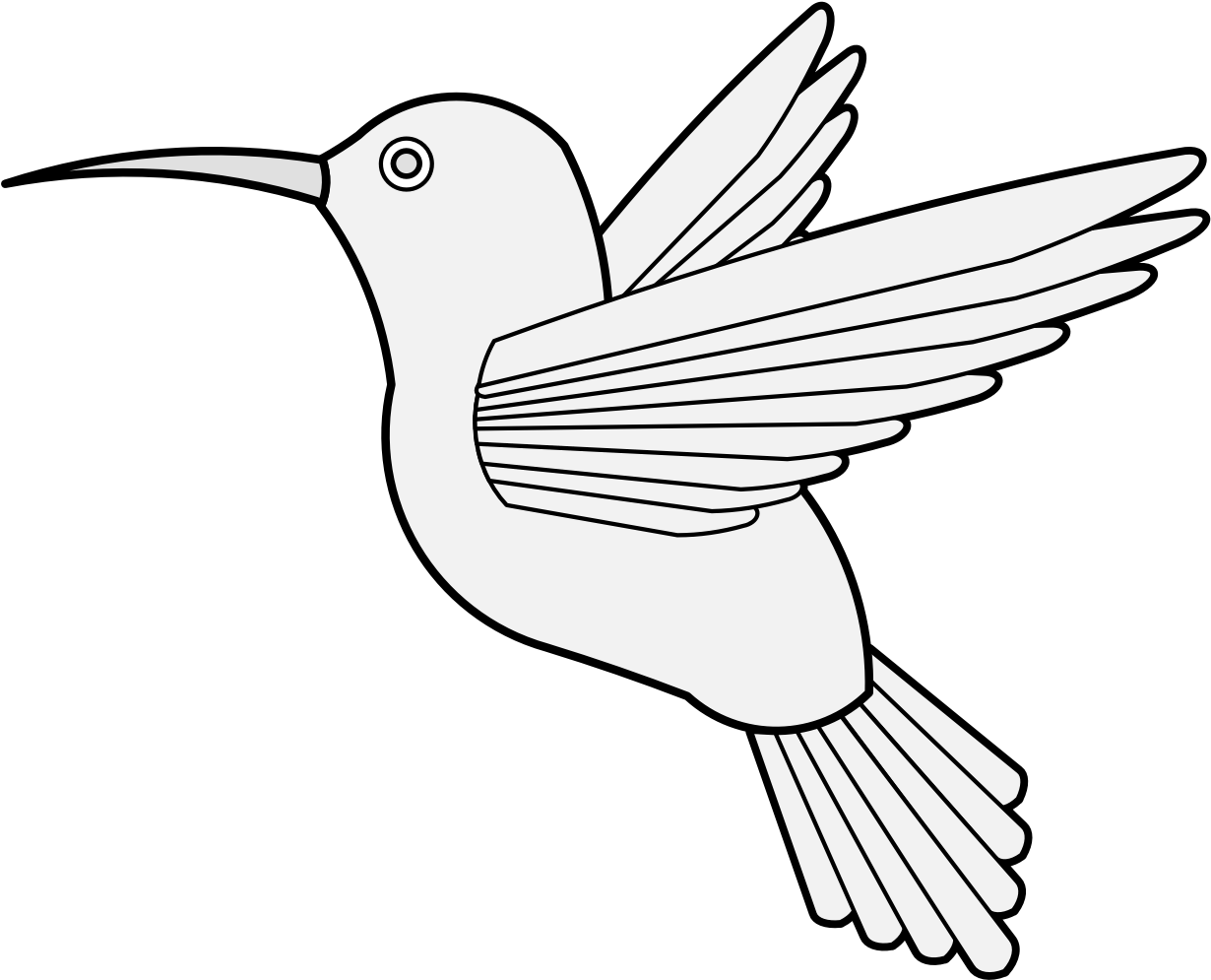 Details, Png - Ruby-throated Hummingbird (1237x1049), Png Download