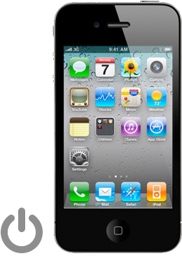 Iphone 4/4s Power Button - Iphone 4 (780x438), Png Download