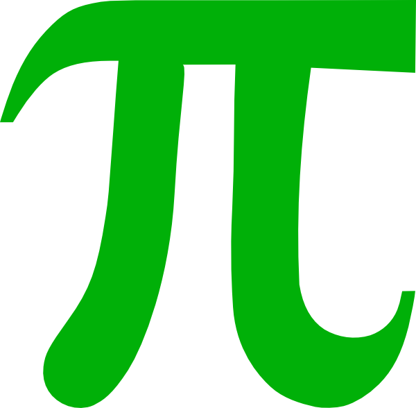 Small - Green Pi Symbol (600x588), Png Download