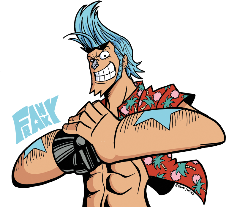 Tumblr M8tngs0z2w1qfjltjo1 One Piece Franky Transparent Full Size Png Download Seekpng