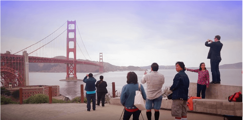 Over The Years, There Were At Least 2 Suicides Every - Golden Gate Bridge (801x463), Png Download
