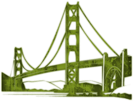 Bridge Clipart Golden Gate Bridge - Golden Gate Bridge Dessin (640x480), Png Download