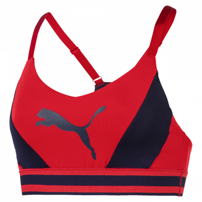 Puma Puma Logo Bra M, Ženski Športni Nedrček, Rdeča - Puma Sports Bra Red (700x700), Png Download