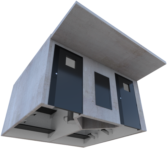 Prison Cell - Front Chase (576x576), Png Download