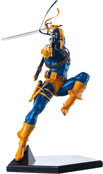 Deathstroke 1/10th Scale Statue - Deathstroke Iron Studios (600x600), Png Download