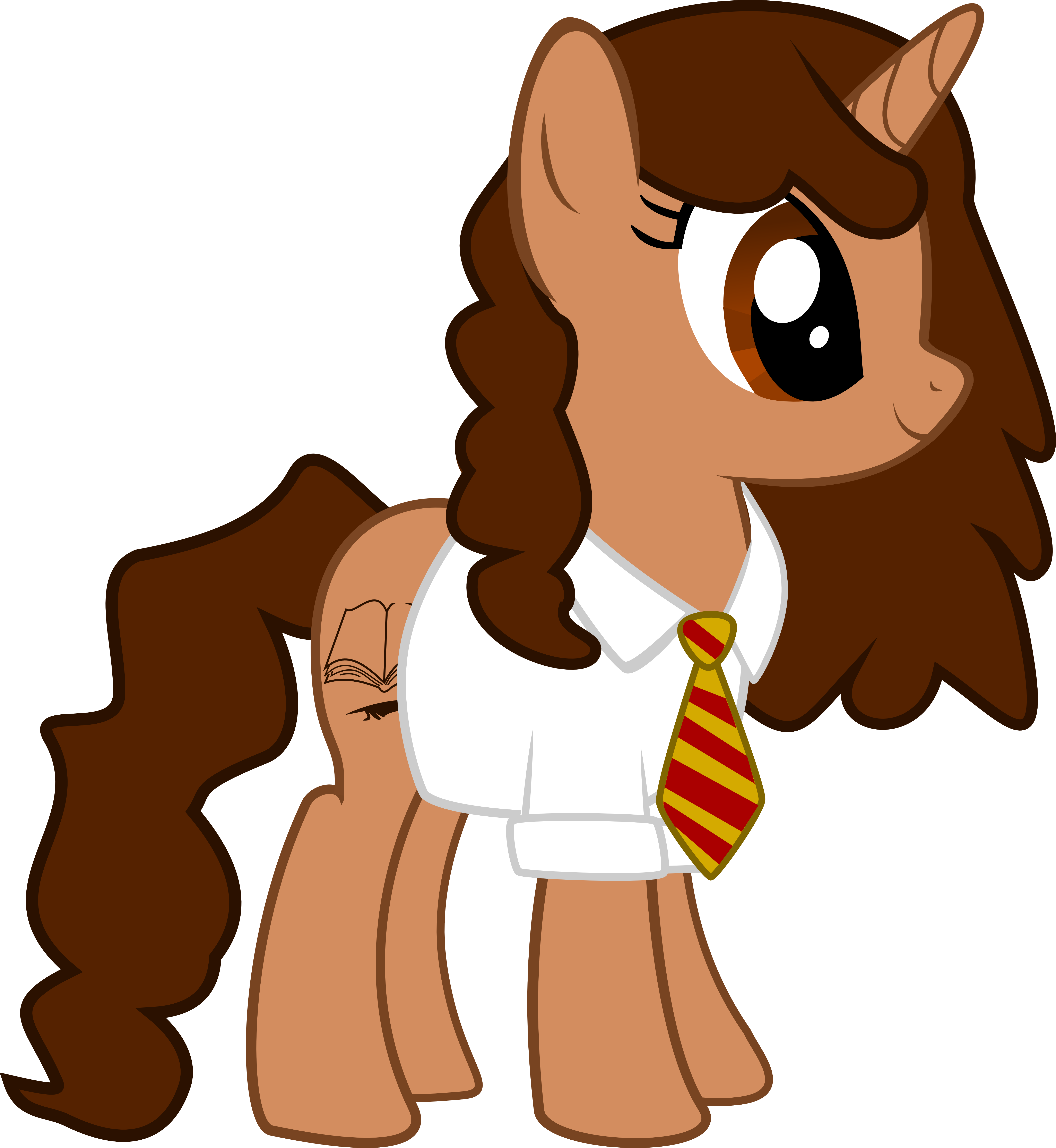 Hermione Granger As A Pony By Asdflove - Hermione Granger My Little Pony (5158x5605), Png Download