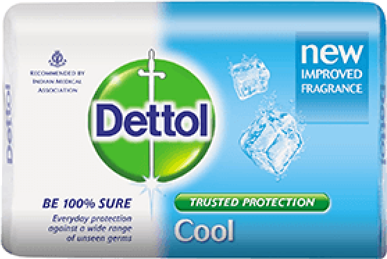 Dettol Bathing Soap - Dettol Bathing Soap Cool 125 Gm (602x602), Png Download