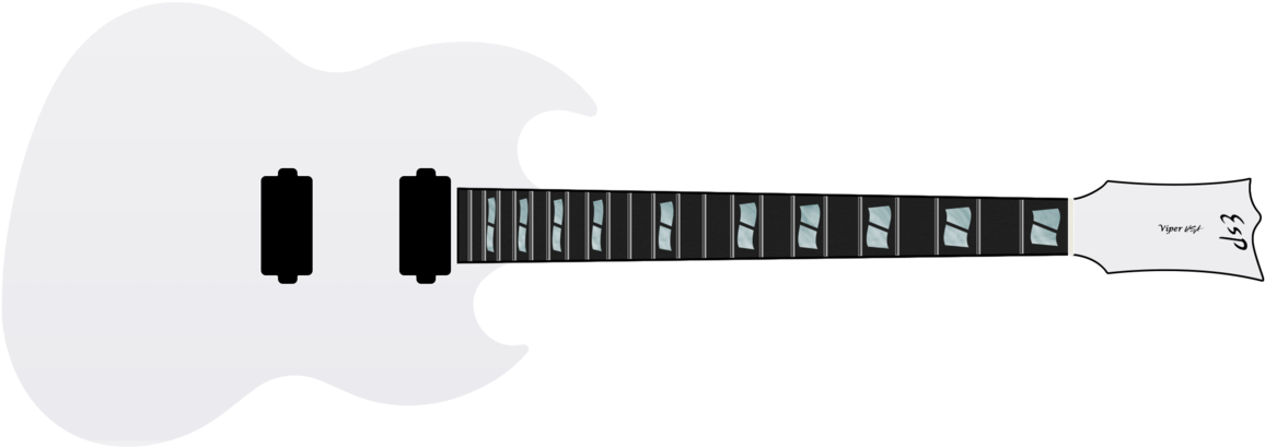 Xlarge Xlarge Xlarge - Electric Guitar (1200x460), Png Download
