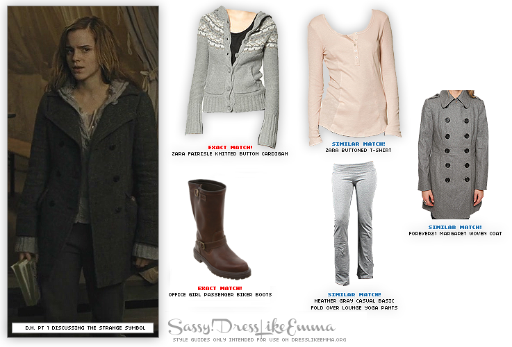 Harry Potter And The Deathly Hallows - Zara Fairisle Cardigan (737x500), Png Download