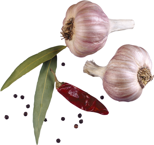 Pepper And Garlic - Garlic (866x650), Png Download