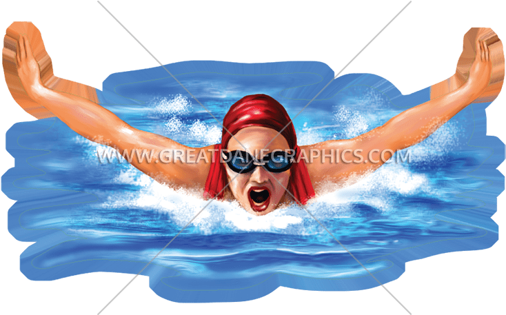 Swimmer Png - Butterfly Stroke (825x456), Png Download