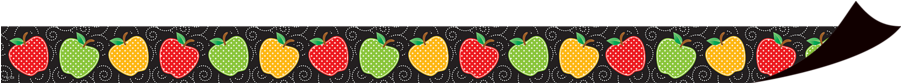 Dotty Apples Magnetic Border Alternate Image A (900x900), Png Download