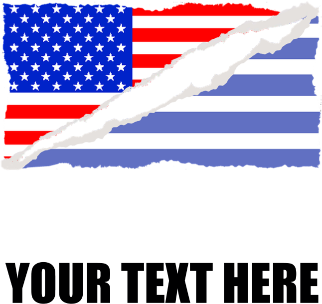 Greek American Flag Mugs - Ethiopian Flag And American Flag (700x700), Png Download