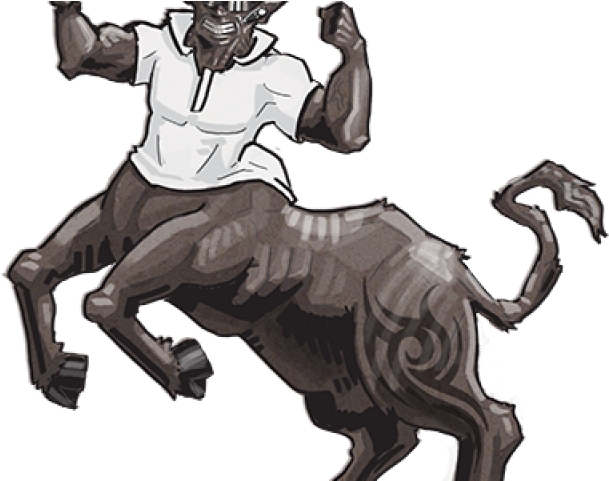 Drawn Bull Demon - Illustration (640x480), Png Download