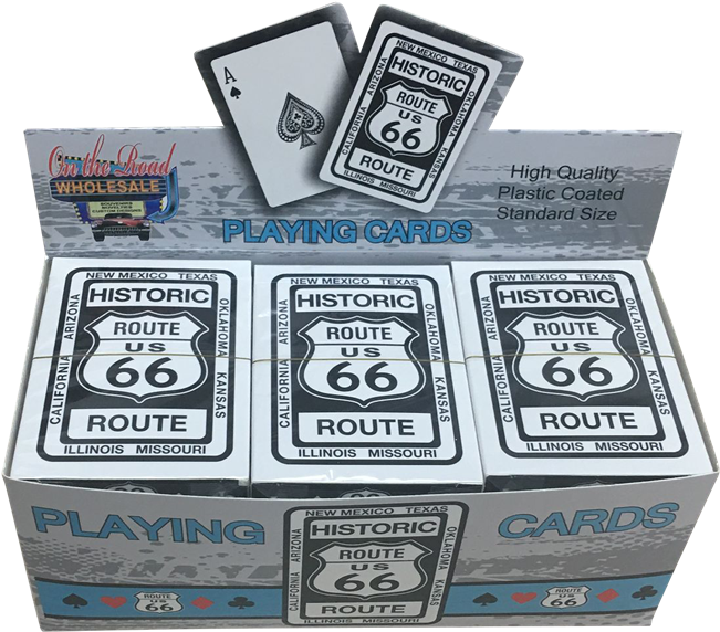 Route 66 Eight States Playing Cards - Poker (1200x900), Png Download