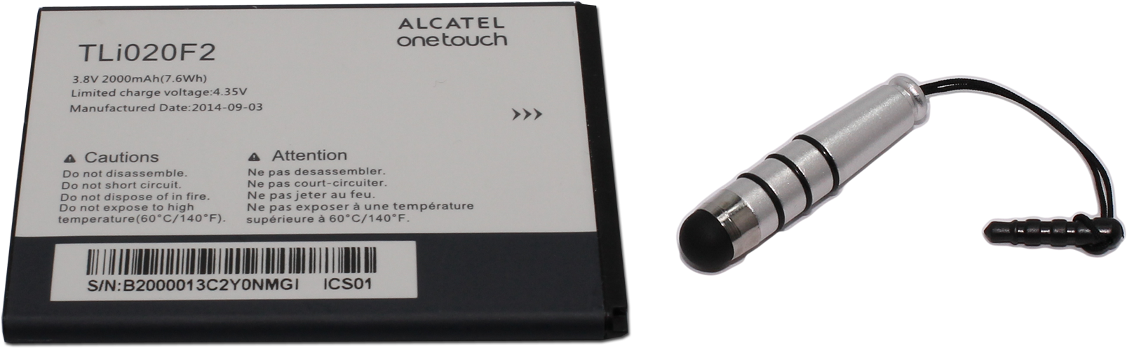 Brand New Original Alcatel Battery Tli020f2 For Alcatel - Monocular (1679x725), Png Download