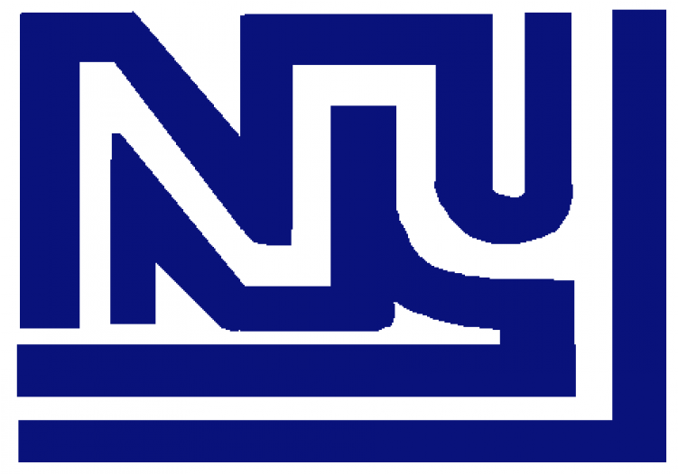 New York Giants Iron On Stickers And Peel-off Decals - Football Giants Old Logo (750x930), Png Download