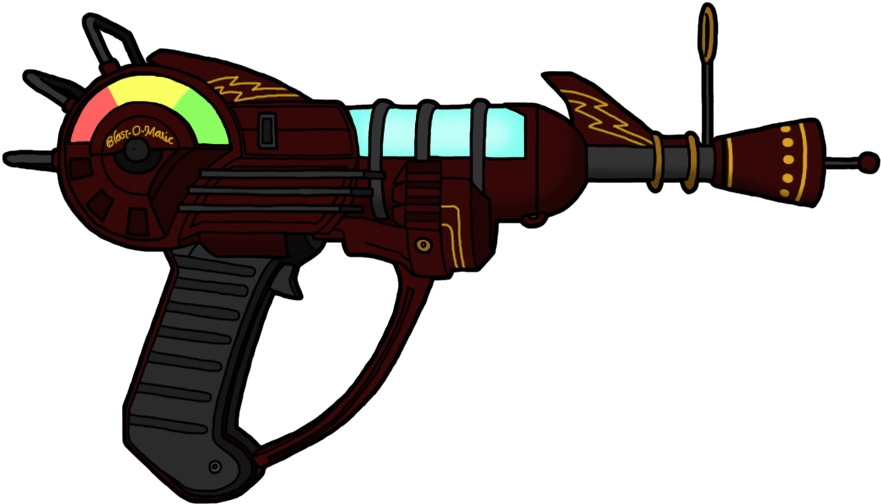 Assault Riffle Clipart Ww1 Gun - Black Ops Ray Gun Png (893x515), Png Download