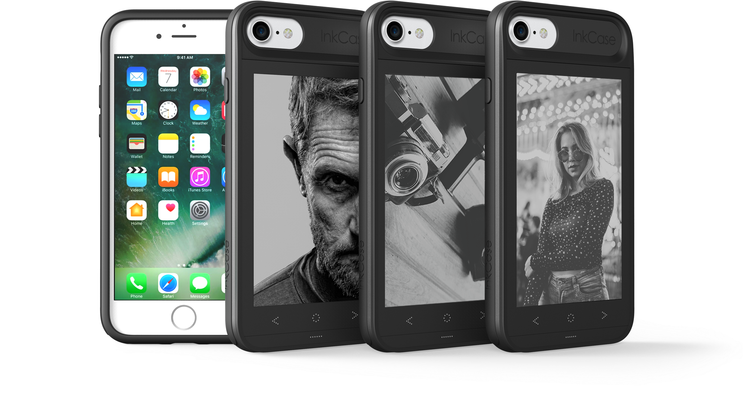 I7 Stand 4s Hi Res A7545d0d Dc98 4048 B121 9aac340365a7 - Ink Case For Iphone 7 (2400x1517), Png Download