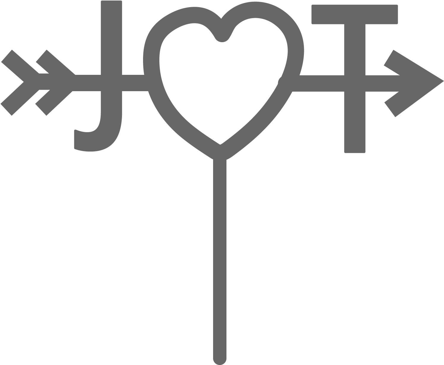 Bride & Groom Initials Wedding Cake Topper - Heart (1496x1229), Png Download