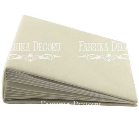 Blank Album With A Soft Fabric Cover "ivory" - Wallet (800x800), Png Download