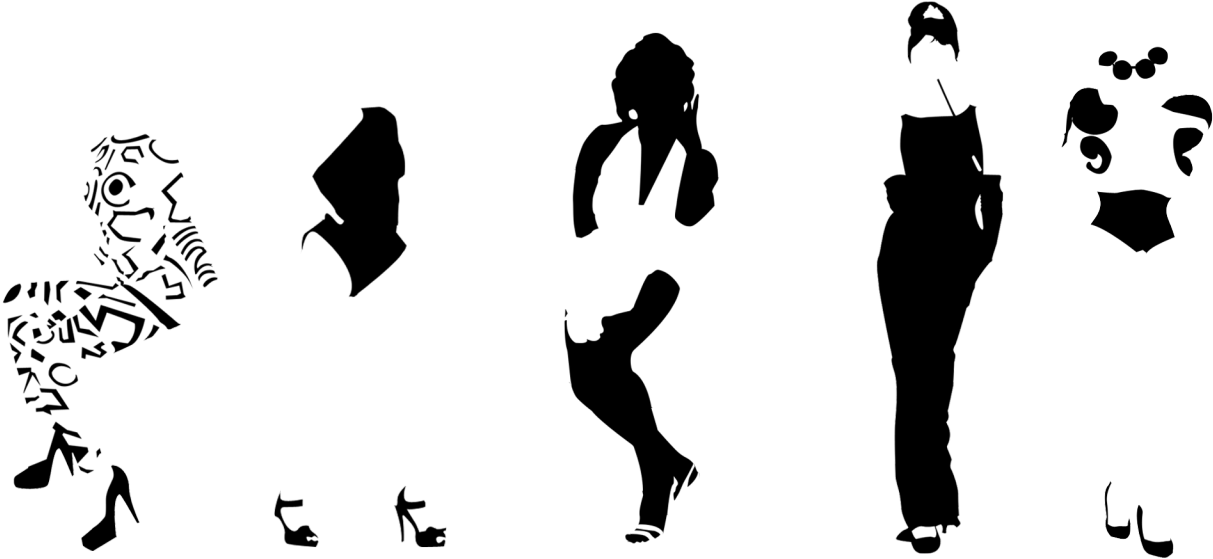 Transparent Fashion Icons - Silhouette (1280x640), Png Download