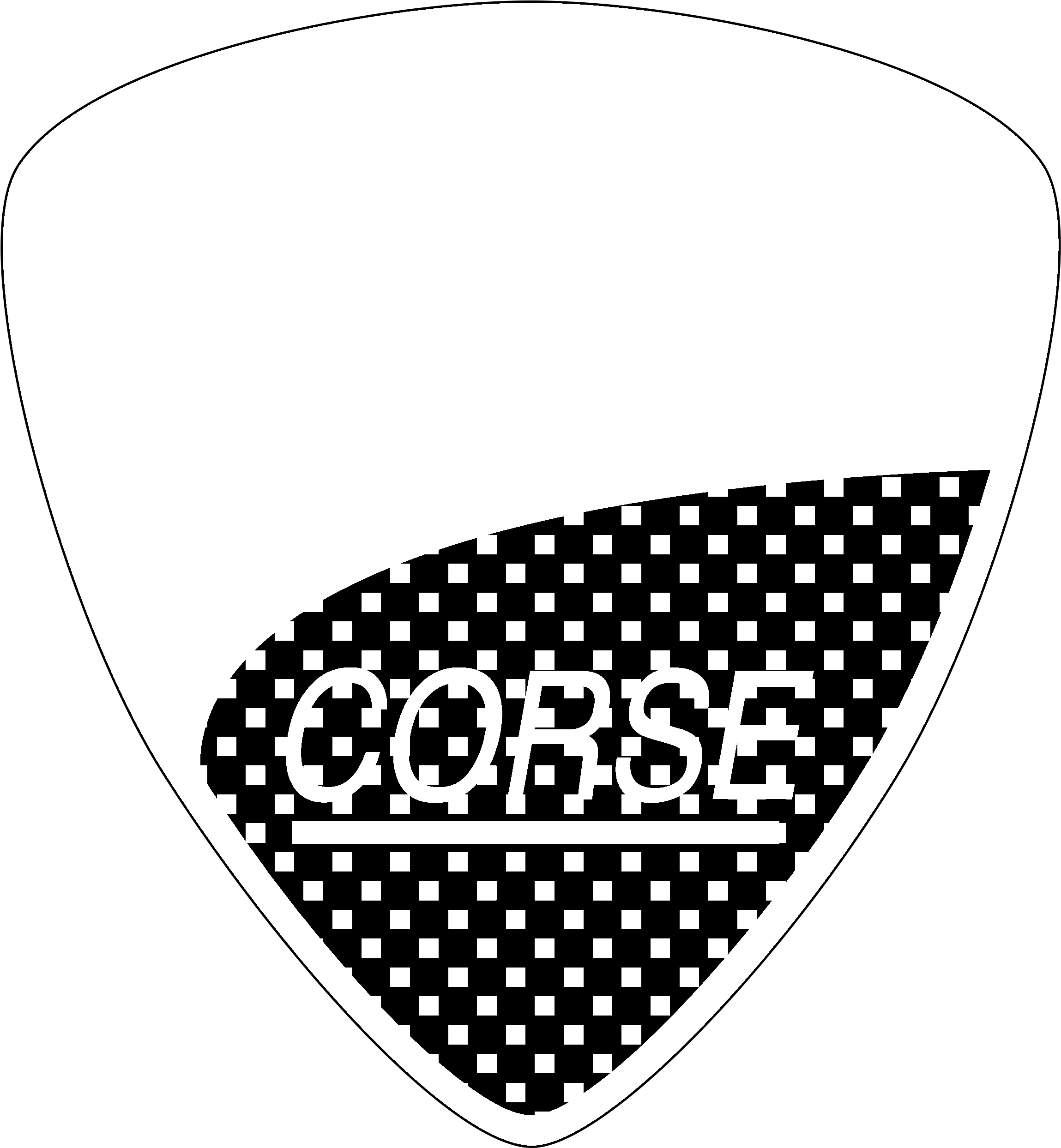Ducati Corse Logo Black And White - Lattice Heart (2400x2486), Png Download