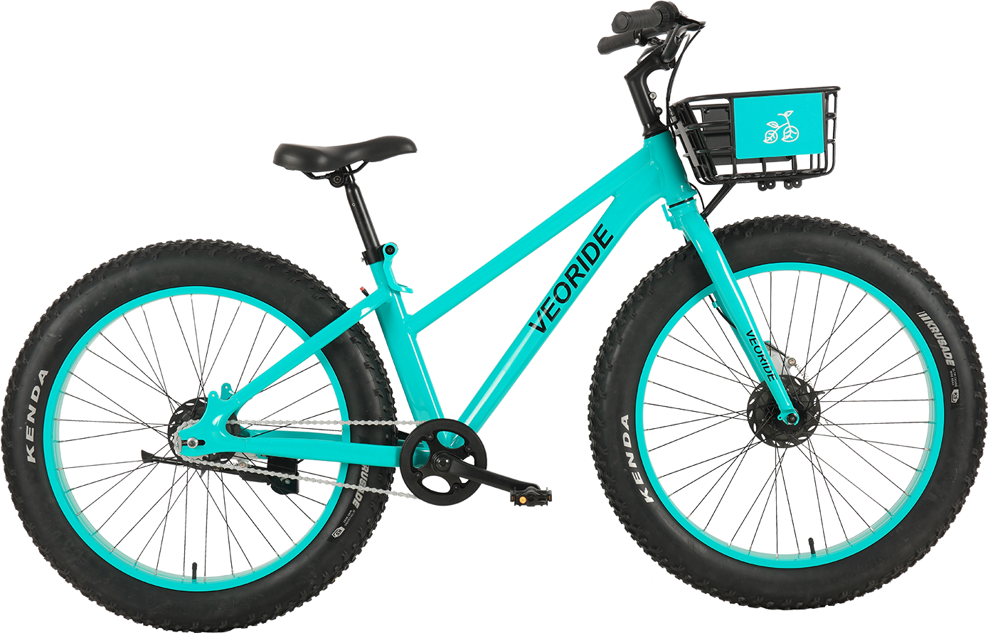 Fat Tire Bike - Bicycle (1600x1000), Png Download