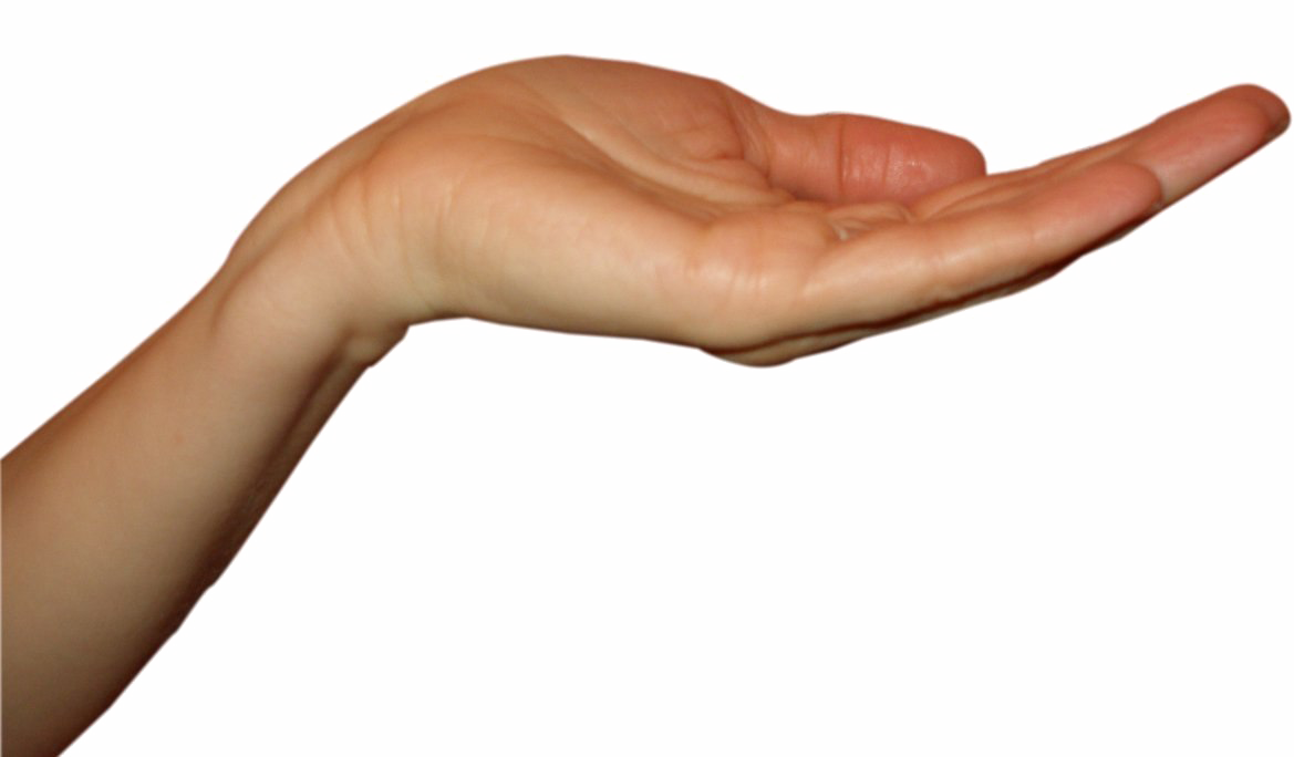 Single Hand Png Photo - Hand Holding Out Png (1169x684), Png Download