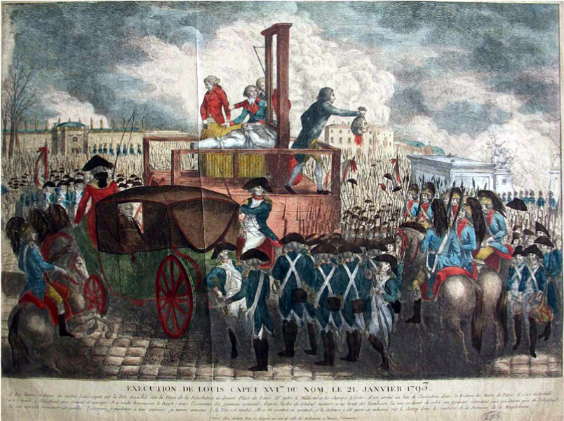The Execution Of Louis Xvi (1000x600), Png Download
