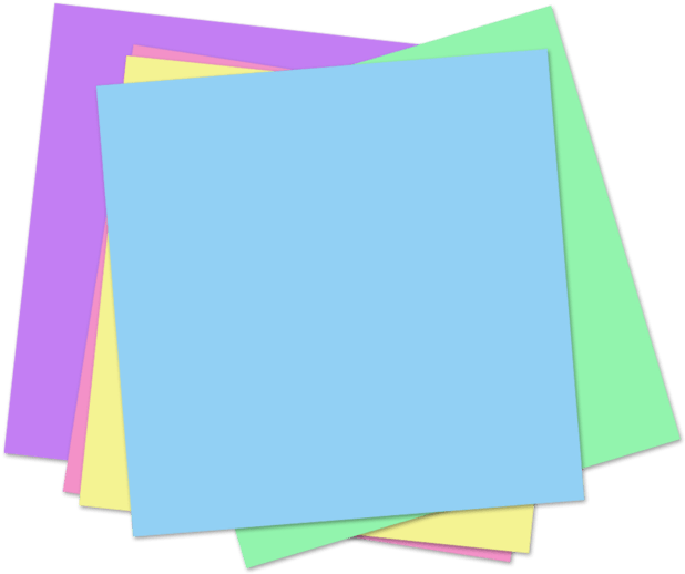 A Few Sticky Notes - Sticky Notes (400x400), Png Download