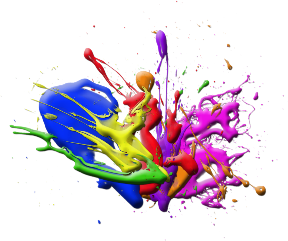 Free Icons Png - Transparent Background Paint Clipart Png (1010x835), Png Download