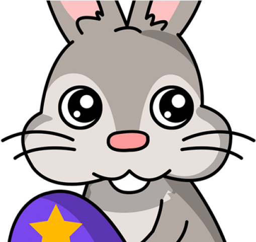 Easter Bunny Clipart Animated - Bunny & Egg Embroidery Design (640x480), Png Download