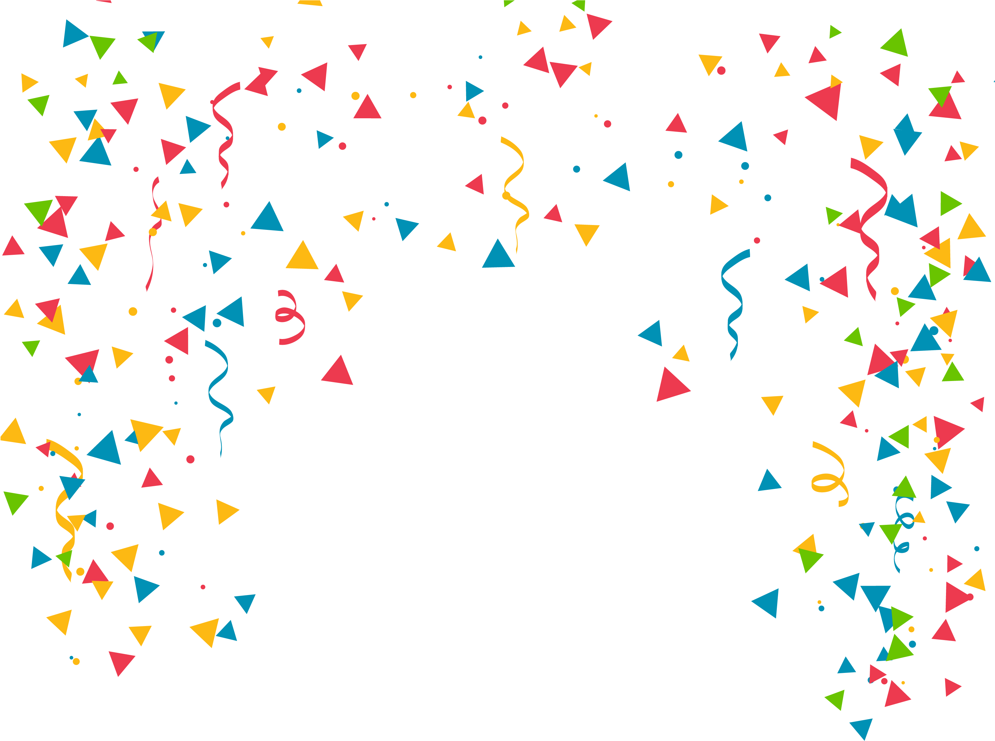 Confetti Png Images Transparent Pictures Png Only - Birthday Confetti Clip Art (4121x4188), Png Download
