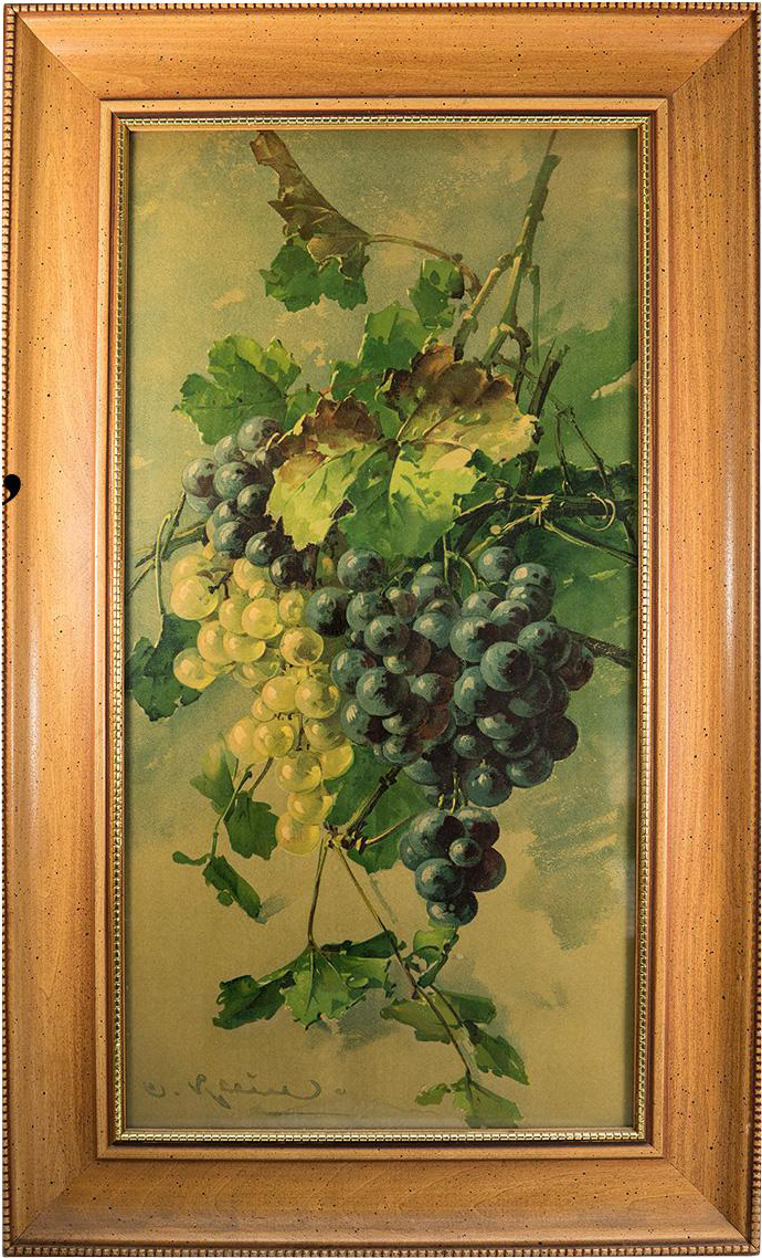 Superb Antique French Watercolor - Watercolor Painting (1137x1137), Png Download