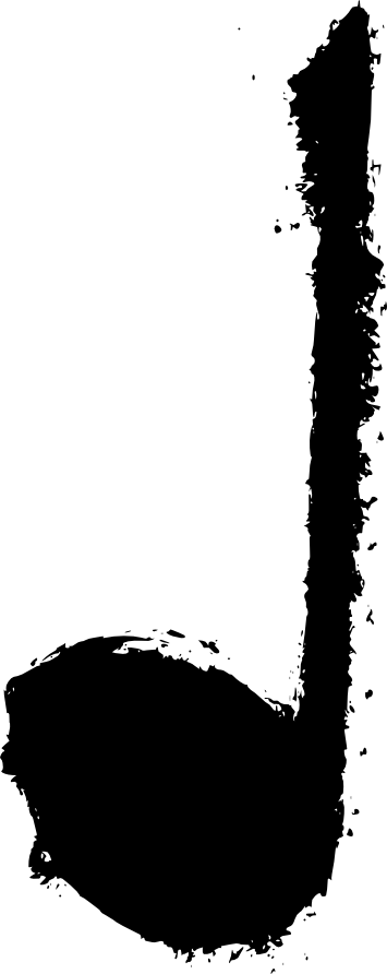 Free Download - 4 Grunge Music Symbol Png (355x892), Png Download