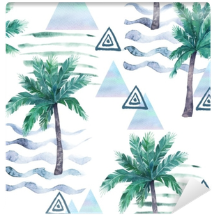 Watercolor Seamless Pattern - Watercolor Painting (400x400), Png Download