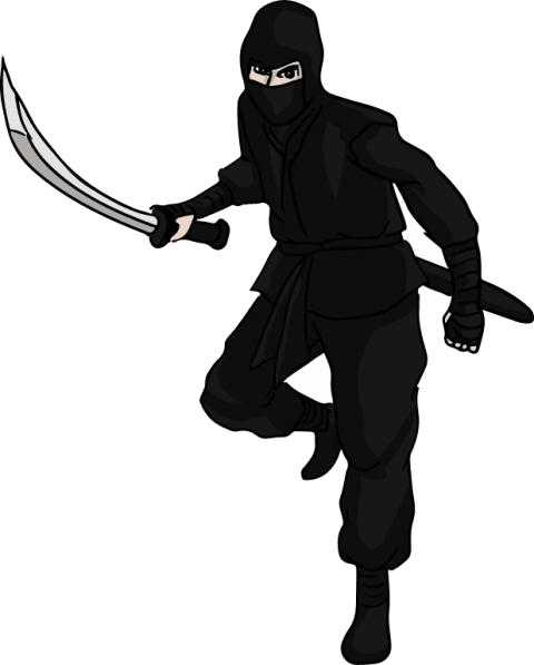 Free Png Ninja Png Images Transparent - Ninja Png (480x597), Png Download