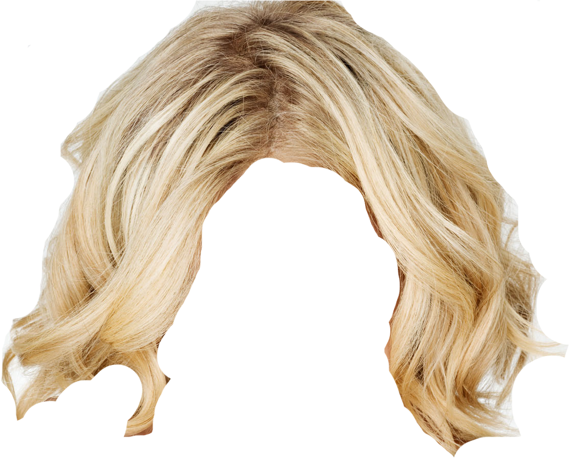 Blonde Wig Png (1200x939), Png Download