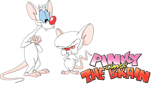 Pinky And The Brain Logo - Pinky And The Brain Clipart (500x281), Png Download