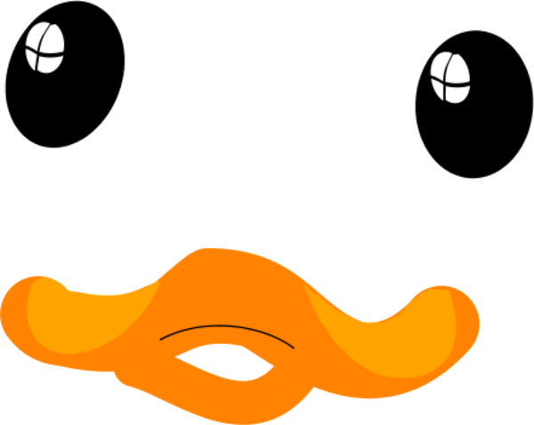 Face Clip Art Panda Free Images Duckfaceclipart - Duck Face Clip Art (600x478), Png Download