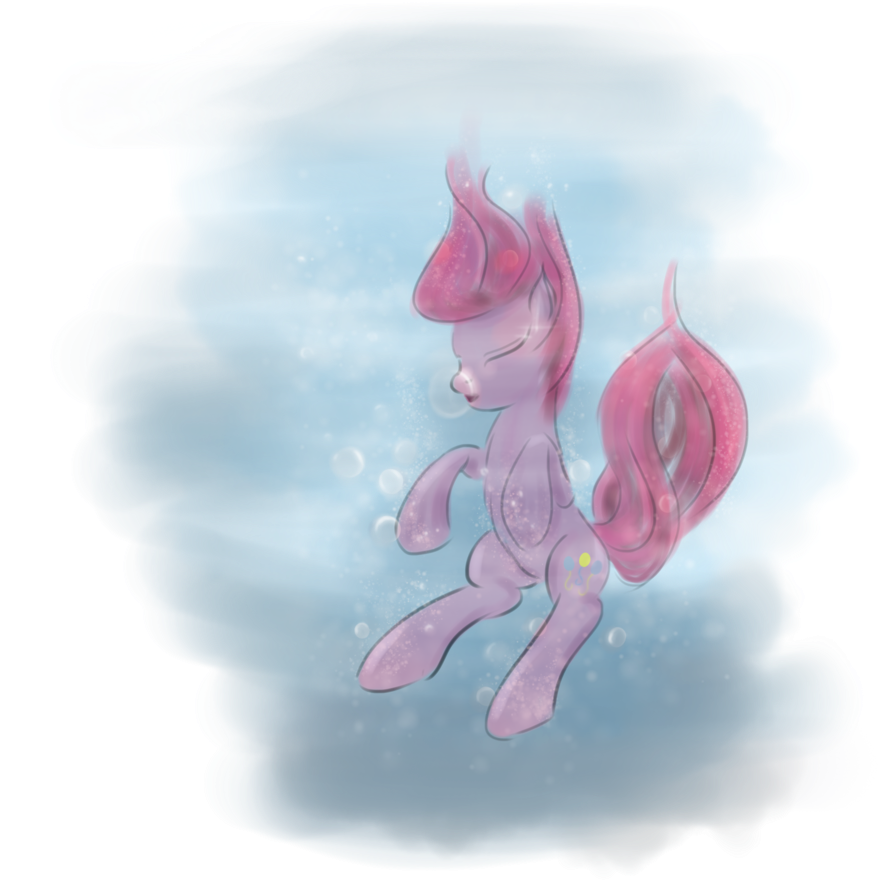 Kwendynew, Bubble, Pinkie Pie, Safe, Underwater - Cartoon (959x1024), Png Download