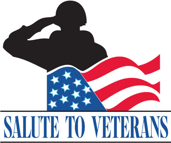 Veteran's Appreciation Event - Salute Veterans Day 2017 (583x494), Png Download