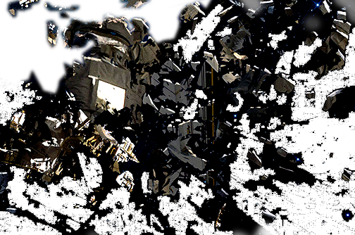 Space Debris Png - Snow (504x334), Png Download