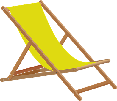 Beach Beach Chair Canvas Chair Deck Chair - Cadeira De Praia Png (393x340), Png Download