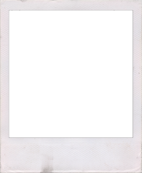 Polaroid Frames Png Vector Transparent Library - Polaroid Frame Png (594x720), Png Download