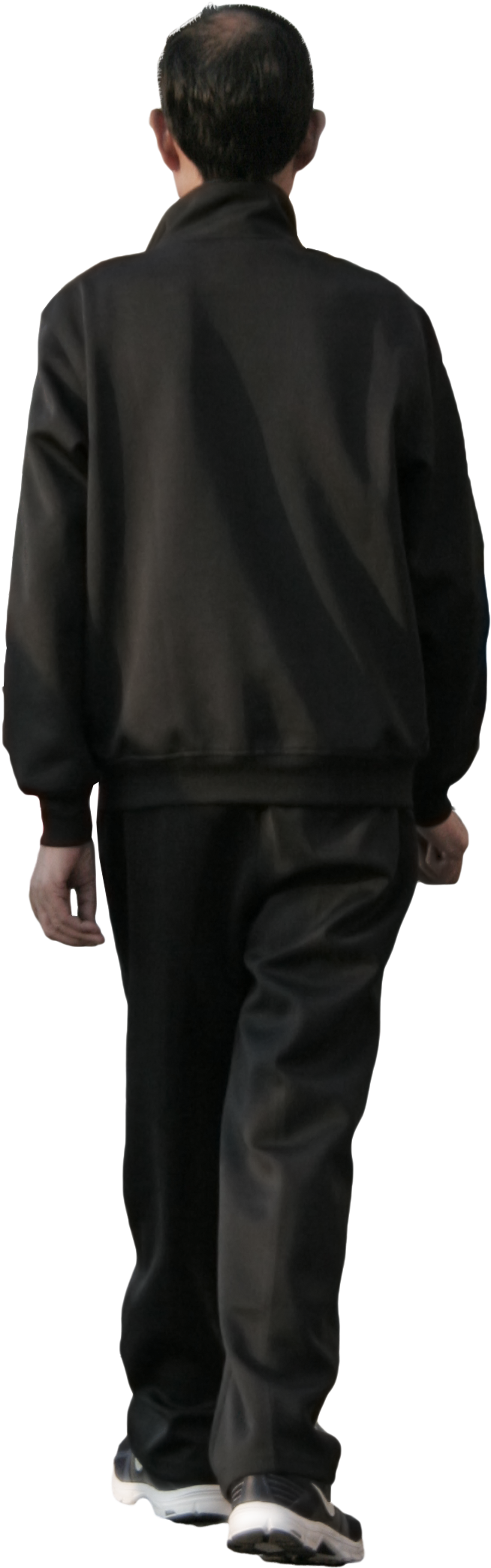 2d People - Man Walking Behind Png (1152x2412), Png Download